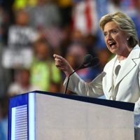 Hillary Clinton en su Convención Demócrata