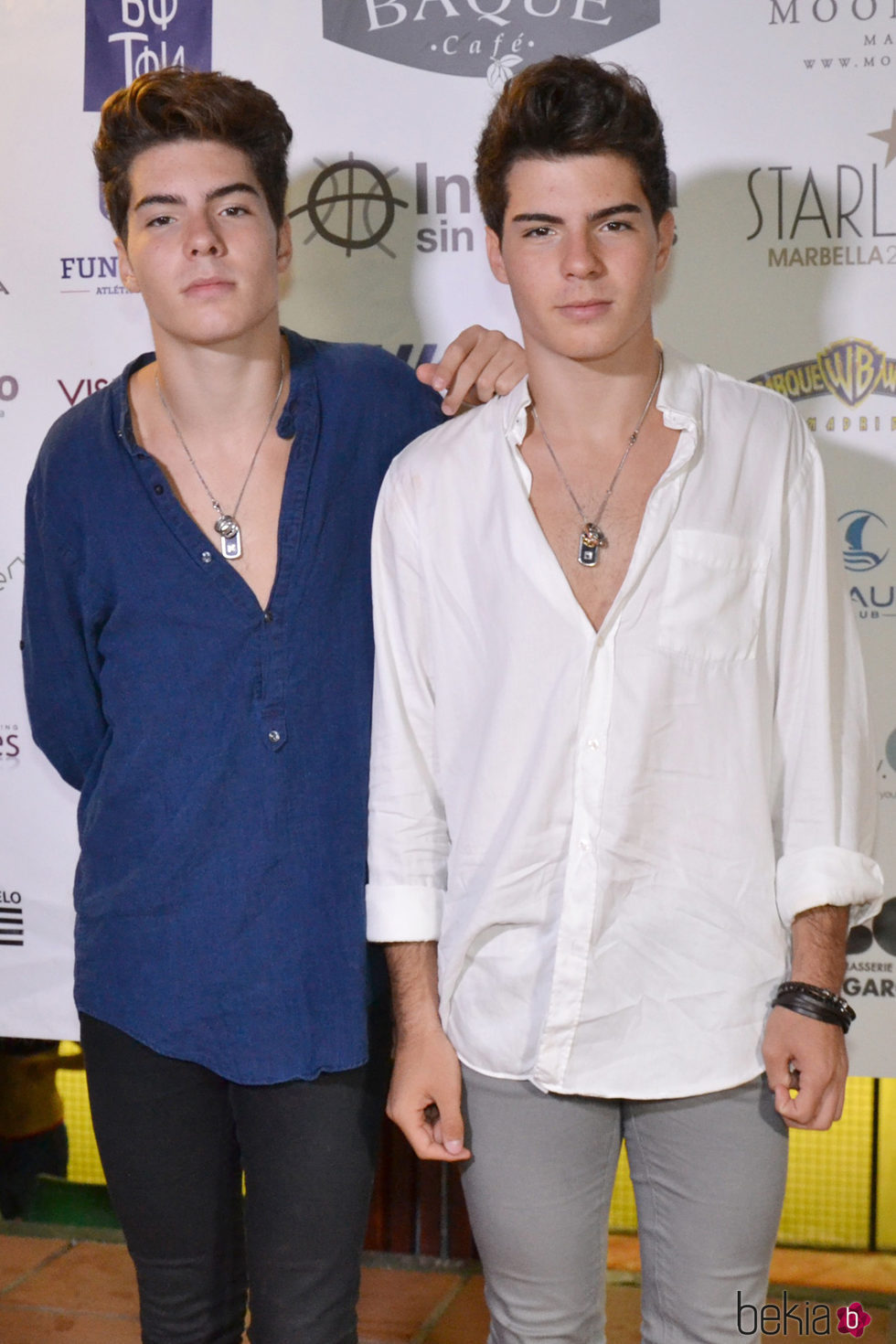 Los Gemeliers en la fiesta benéfica 'Infancia sin fornteras' en Marbella