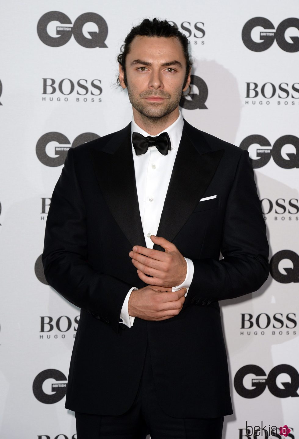 Aidan Turner en los Premios GQ 2016 en Londres