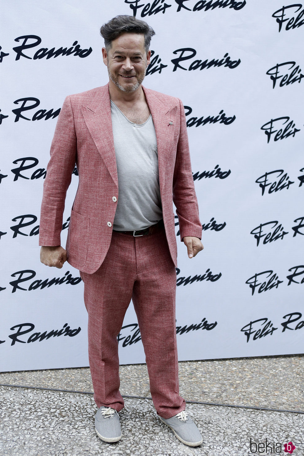 Jorge Sanz en el desfile de Félix Ramiro en Madrid Fashion Show Men