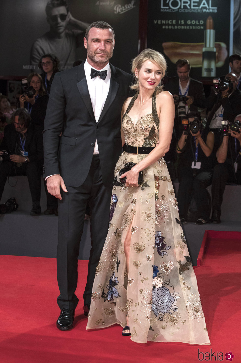 Naomi Watts y Liev Schreiber en el Festival de Cine de Venecia 2016