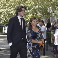Jacobo Fitz James y Asela Pérez Becerril en la boda de Luis Martínez de Irujo y Adriana Martín